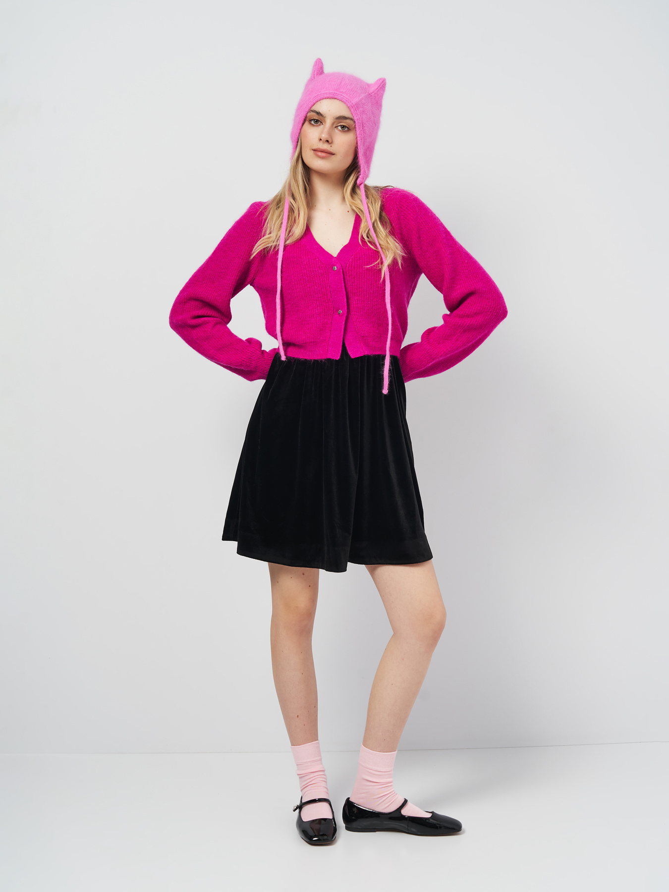 Кофты и свитера H&M модель 1127287arl_Фуксия Фото