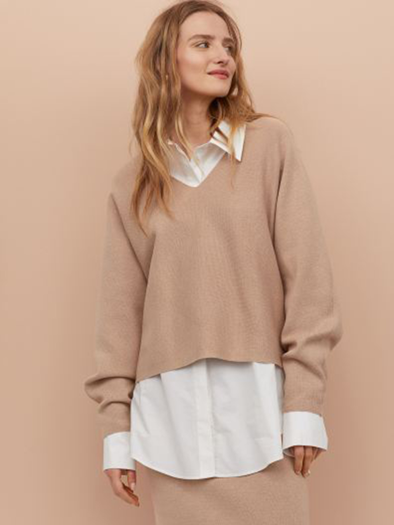 Худі та світшоти H&M модель 7945381wer_Бежевый Фото