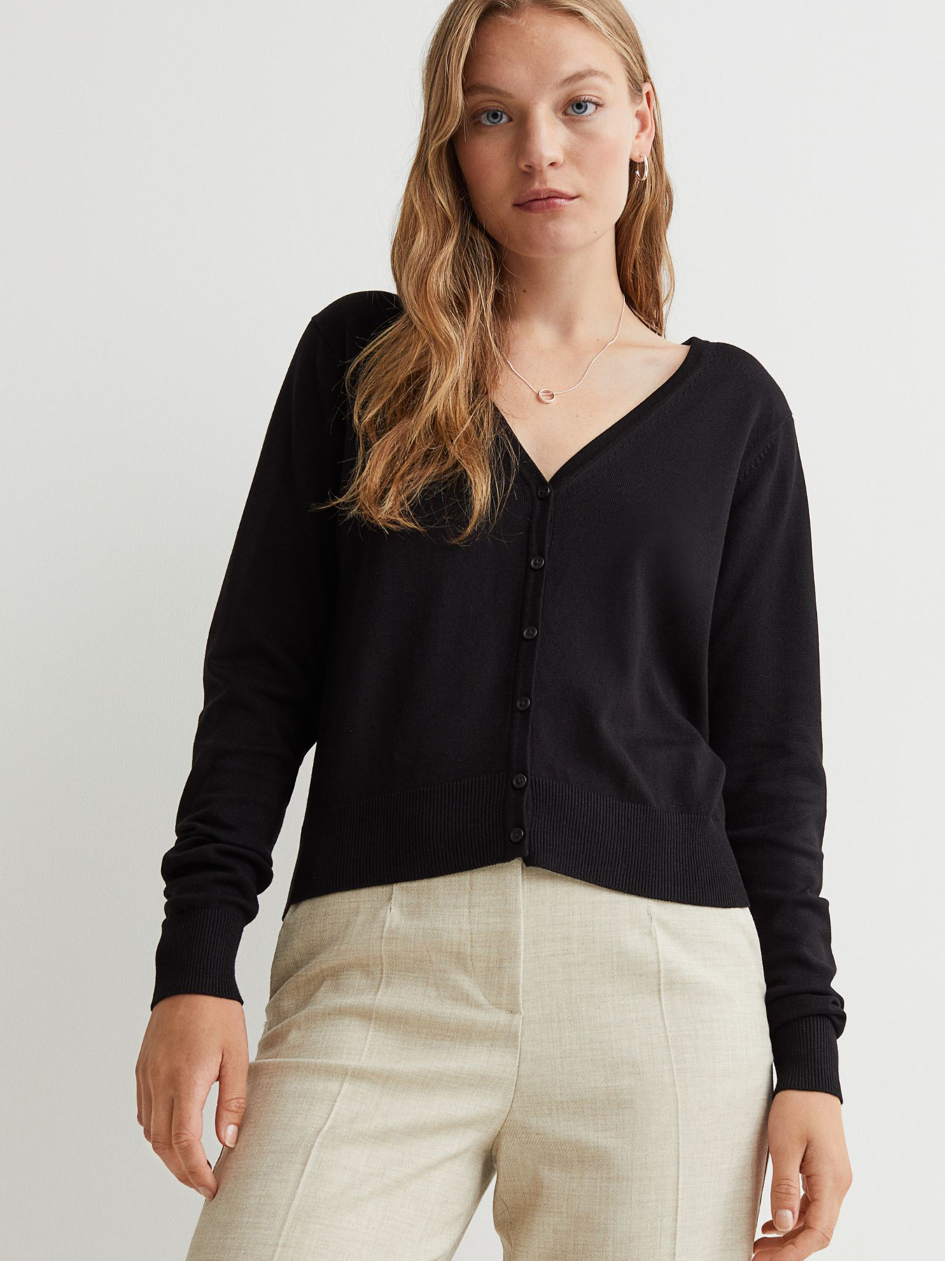 Худи и свитшоты H&M модель 7320176wer_Черный Фото