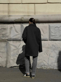 Пальто D&V couture модель DV-0013-gray Фото