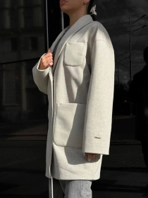 Пальто D&V couture модель DV-0013-beige Фото