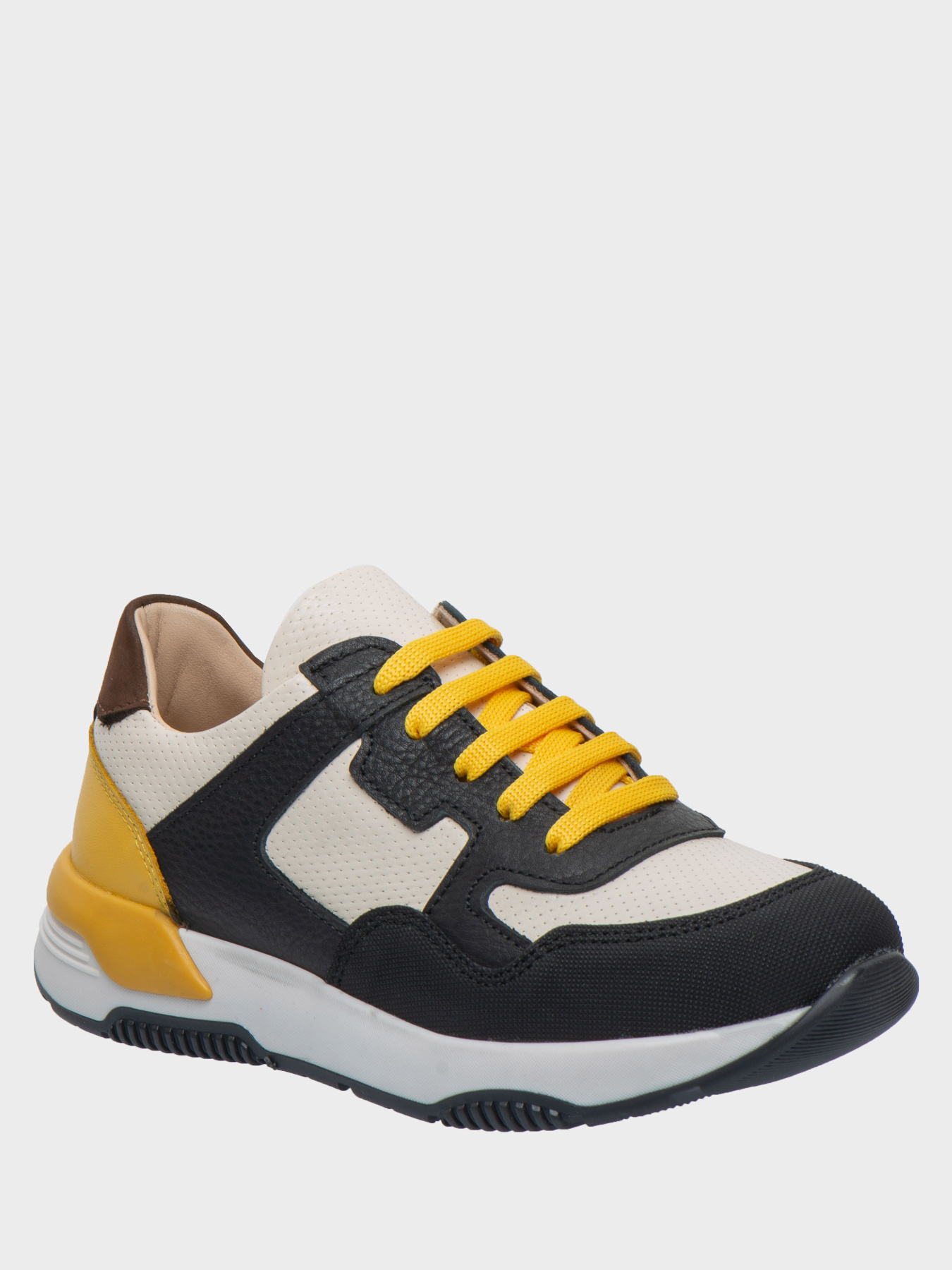 Кроссовки Theo Leo модель LEO-3464_beige/yellow Фото