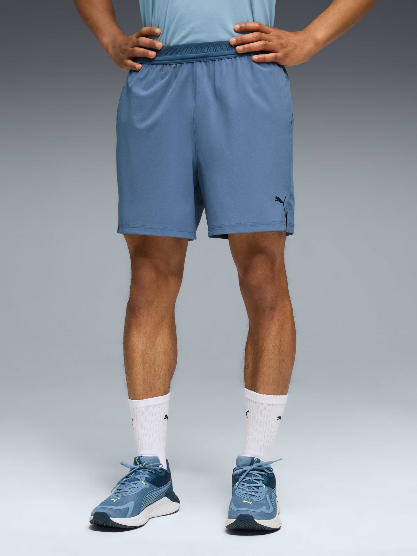 Шорты спортивные PUMA M Tech Trn 5" Stch Wvn Short модель 526717 Фото