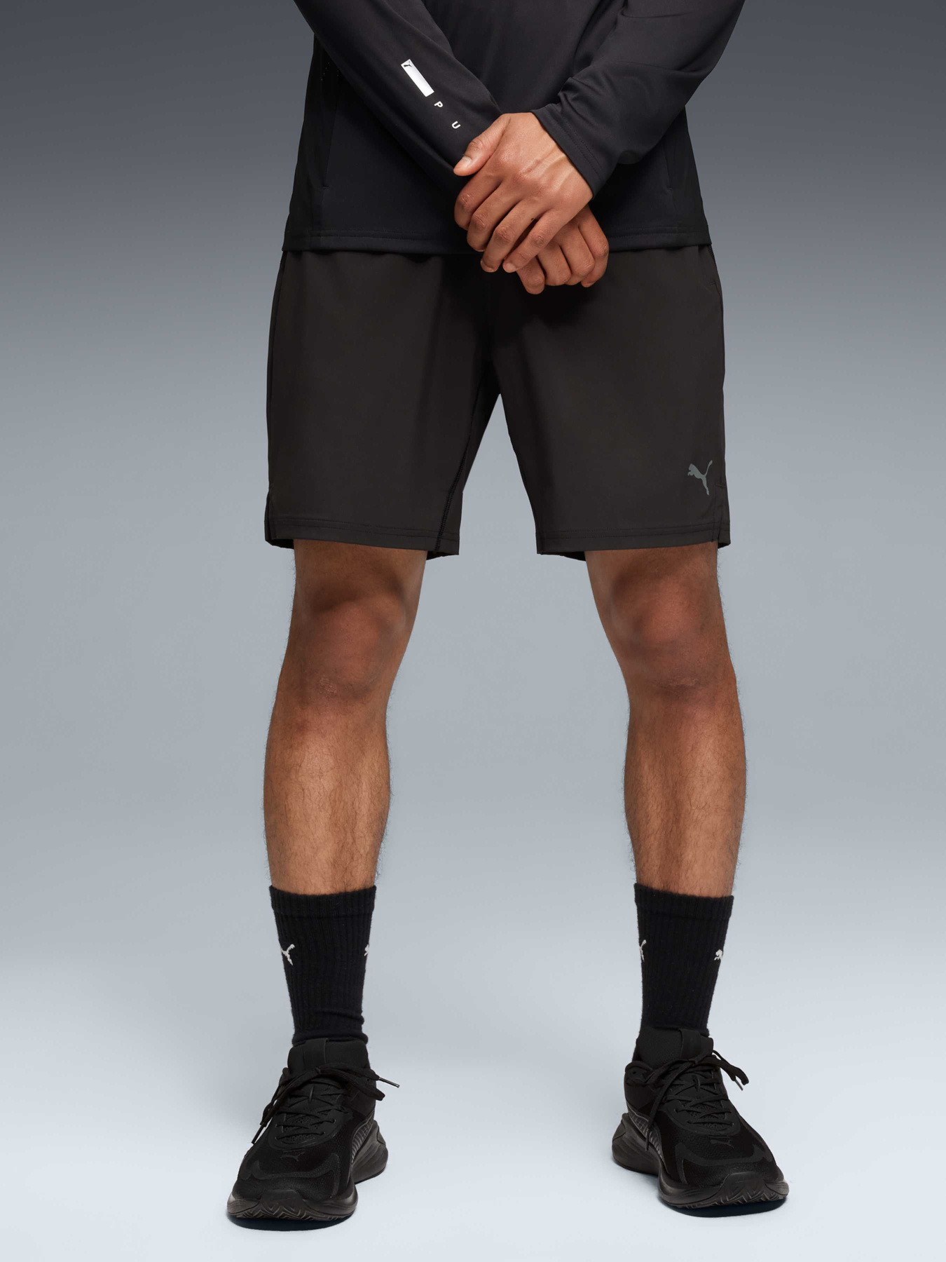 Шорты спортивные PUMA M Tech Train 7 Stch Wvn Sht модель 526713 Шорты спортивные PUMA M Tech Train 7 Stch Wvn Sht модель 526713 Фото