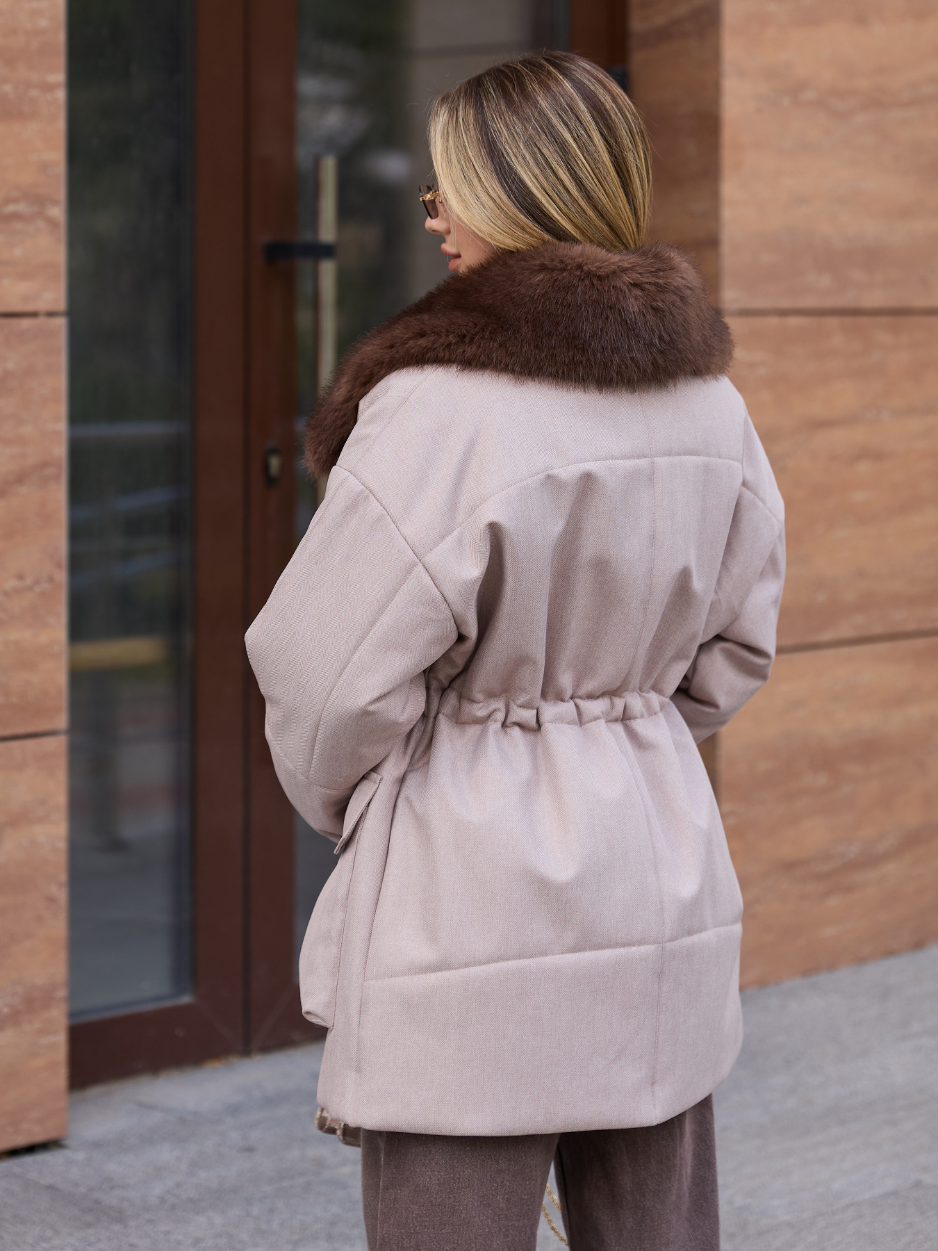 Зимняя куртка MilaNova модель Куртка К-371 капучино Фото