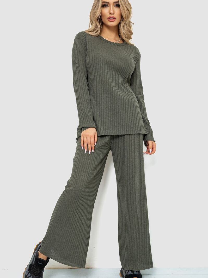 Бавовняний Жіночий Повсякденний костюм Ager  (238R57415C227) колір хакі