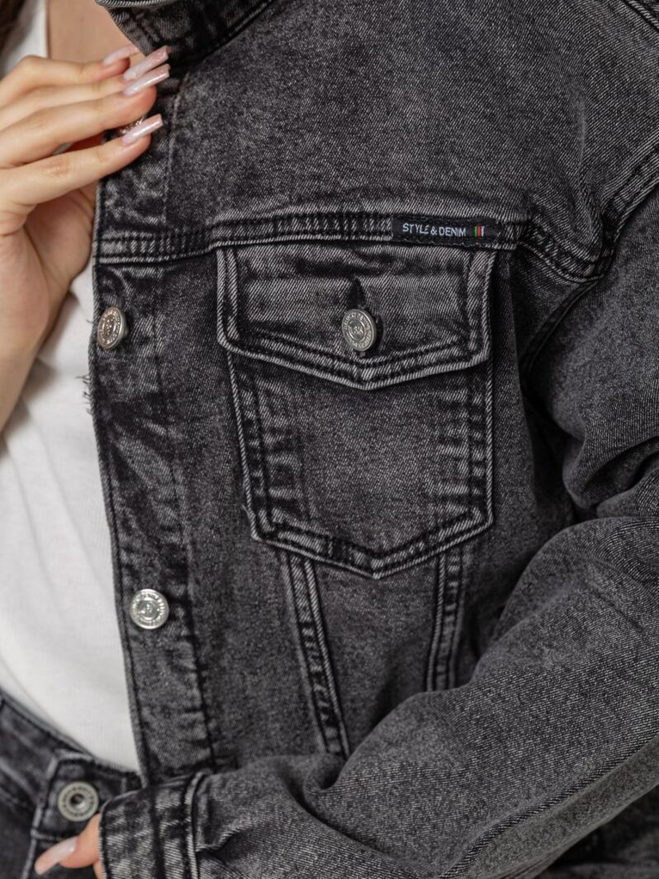 Джинсовая куртка Ager модель У-1133943::000000072 Фото