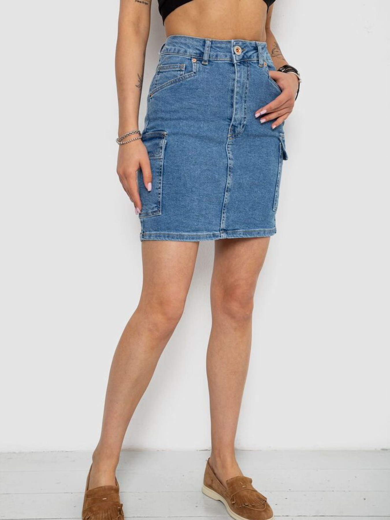 Джинсова спідниця Ager модель У-1137421::000000084 Фото