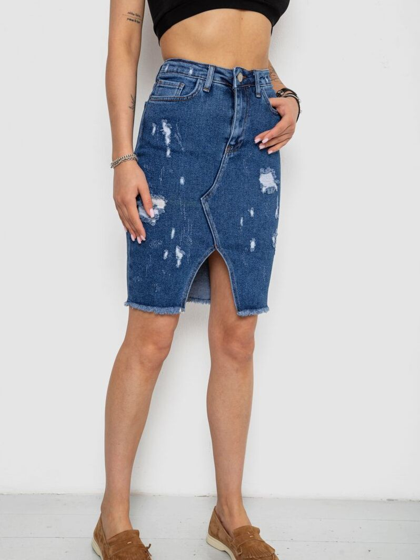 Джинсова спідниця Ager модель У-1137446::000000084 Фото