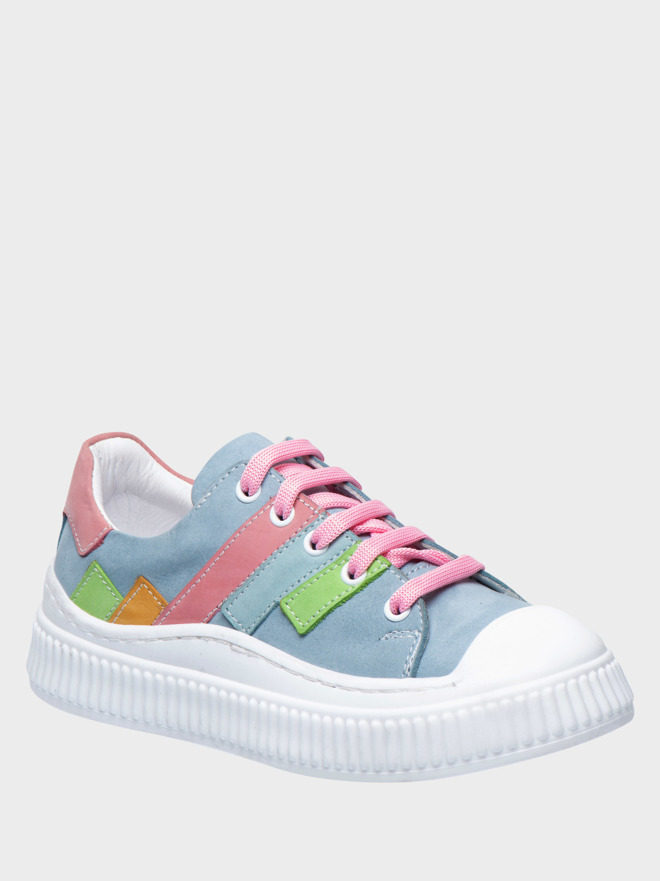 Кеды низкие Theo Leo модель LEO-3425_blue Фото