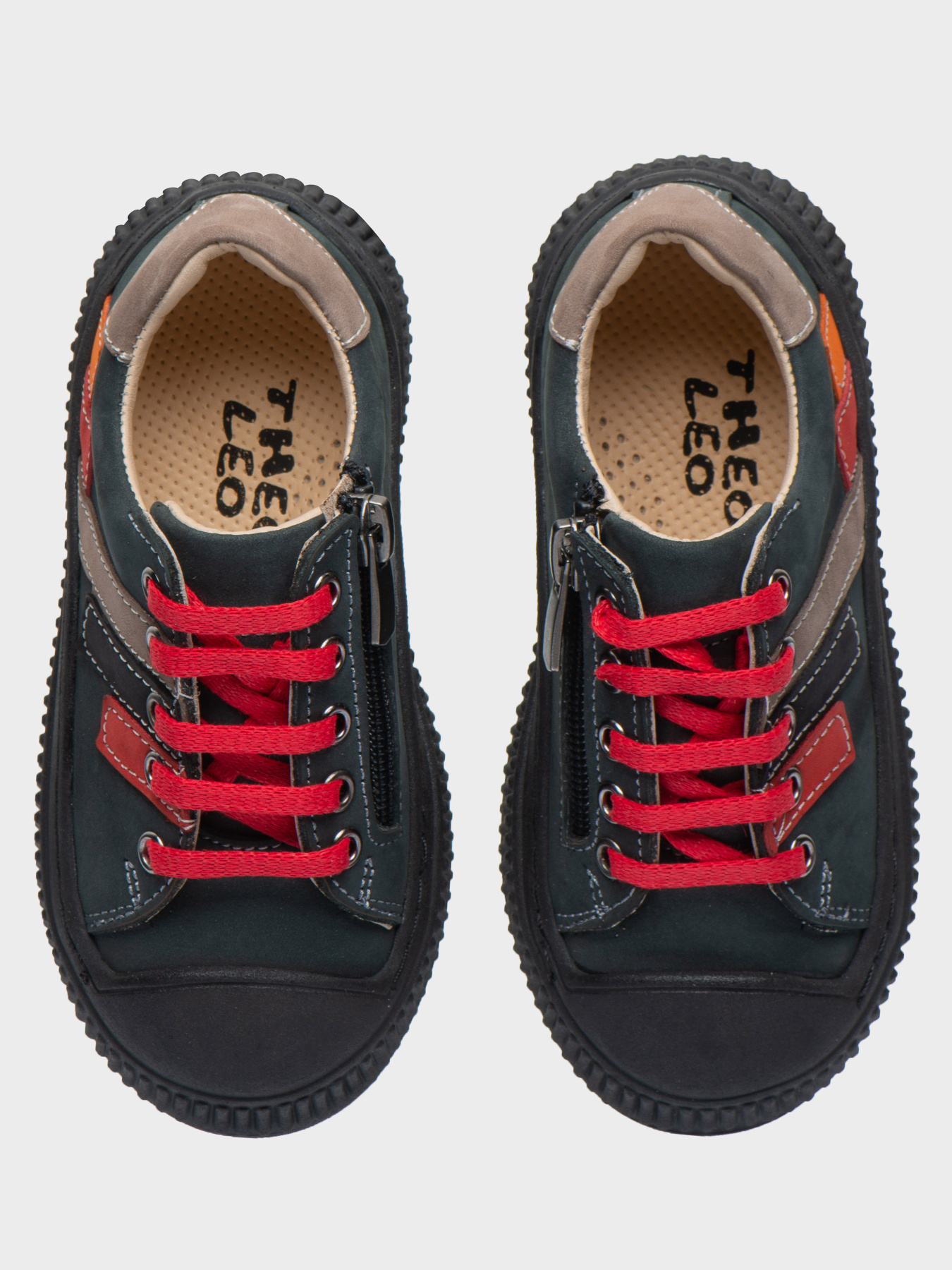 Кеды низкие Theo Leo модель LEO-3425_graphite Фото