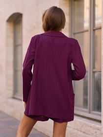 Костюм ISSA Plus модель 15273_темно_бордовый Фото