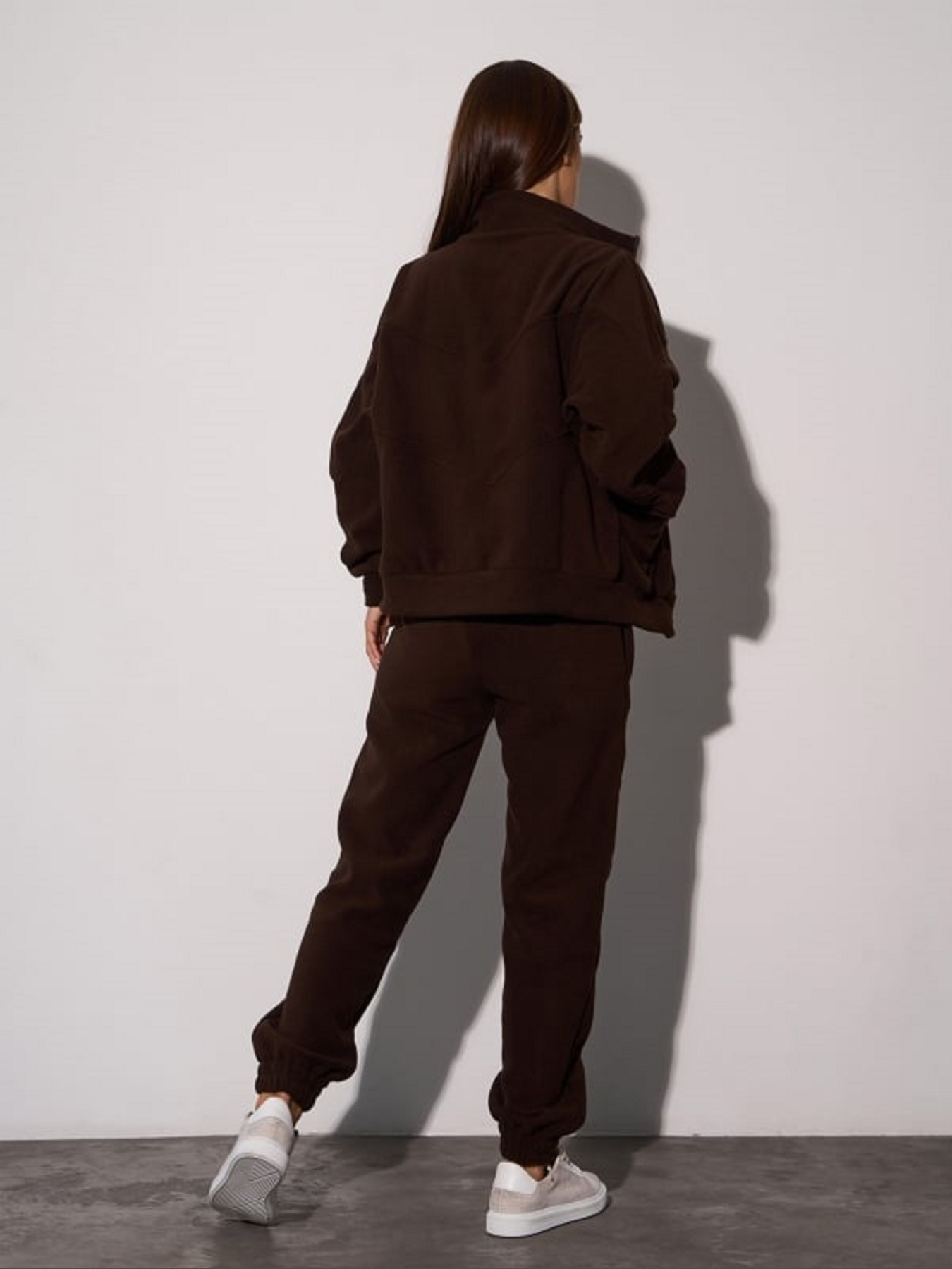 Костюм ISSA Plus модель 14866_темно_коричневый Фото