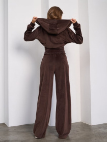 Спортивный костюм ISSA Plus модель 15280_темно_коричневый Фото