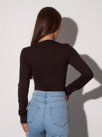 Боді ISSA Plus модель 14829_темно_коричневый Фото