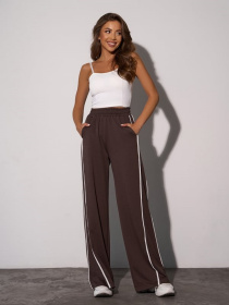 Штаны спортивные ISSA Plus модель 14311_темно_коричневый Фото