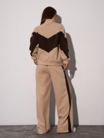 Спортивный костюм ISSA Plus модель 15286_светло_бежевый Фото