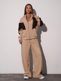 Спортивный костюм ISSA Plus модель 15286_светло_бежевый Фото