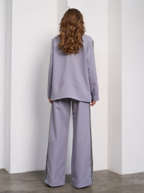 Деловой костюм ISSA Plus модель SA-659_светло_серый Фото