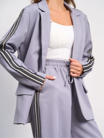 Деловой костюм ISSA Plus модель SA-659_светло_серый Фото