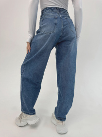 Широкие джинсы ISSA Plus модель WN20-714_синий Фото