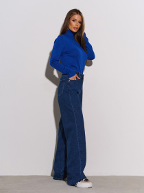 Прямі джинси ISSA Plus модель WN20-715_синий Фото