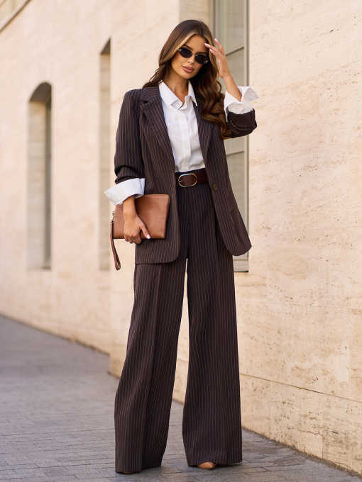 Палаццо ISSA Plus модель 15298B_темно_коричневый Фото