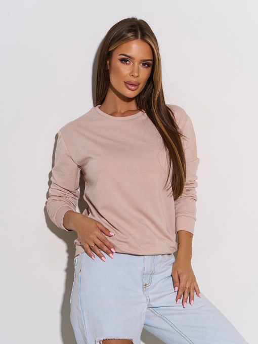 Свитшот ISSA Plus модель 15299_светло_бежевый Фото