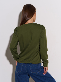 Світшот ISSA Plus модель 15299_хаки Світшот ISSA Plus модель 15299_хаки Фото