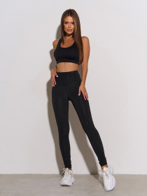 Легінси ISSA Plus модель 2244_черный Фото