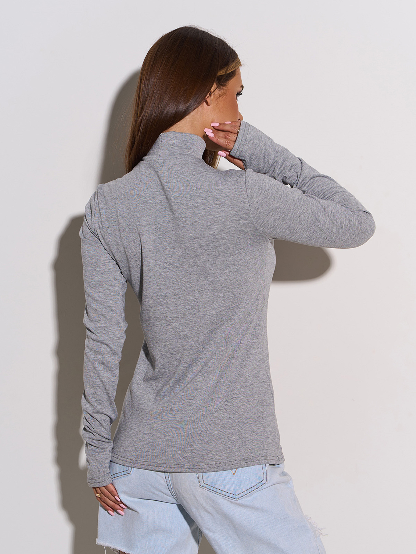 Лонгслив ISSA Plus модель 15300_светло_серый Фото