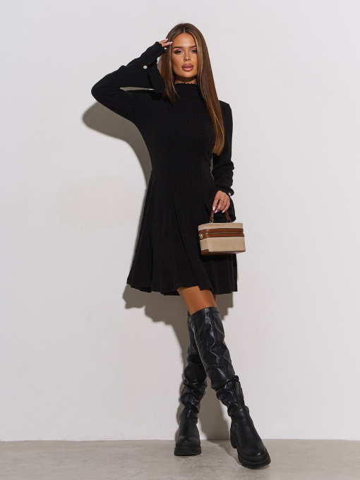 Сукня міні ISSA Plus модель SA-650_черный Фото