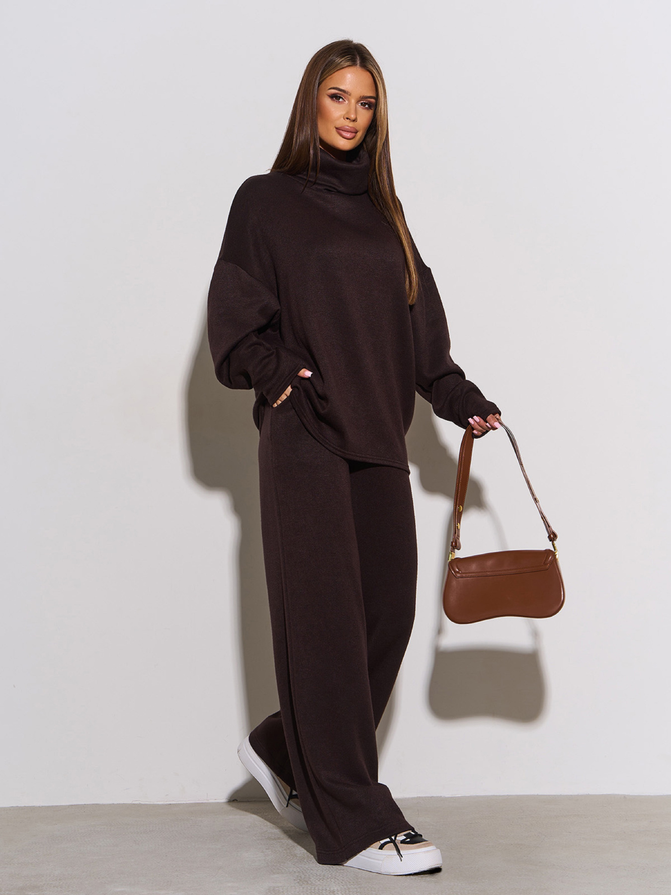 Костюм ISSA Plus модель 14820A_темно_коричневый Фото