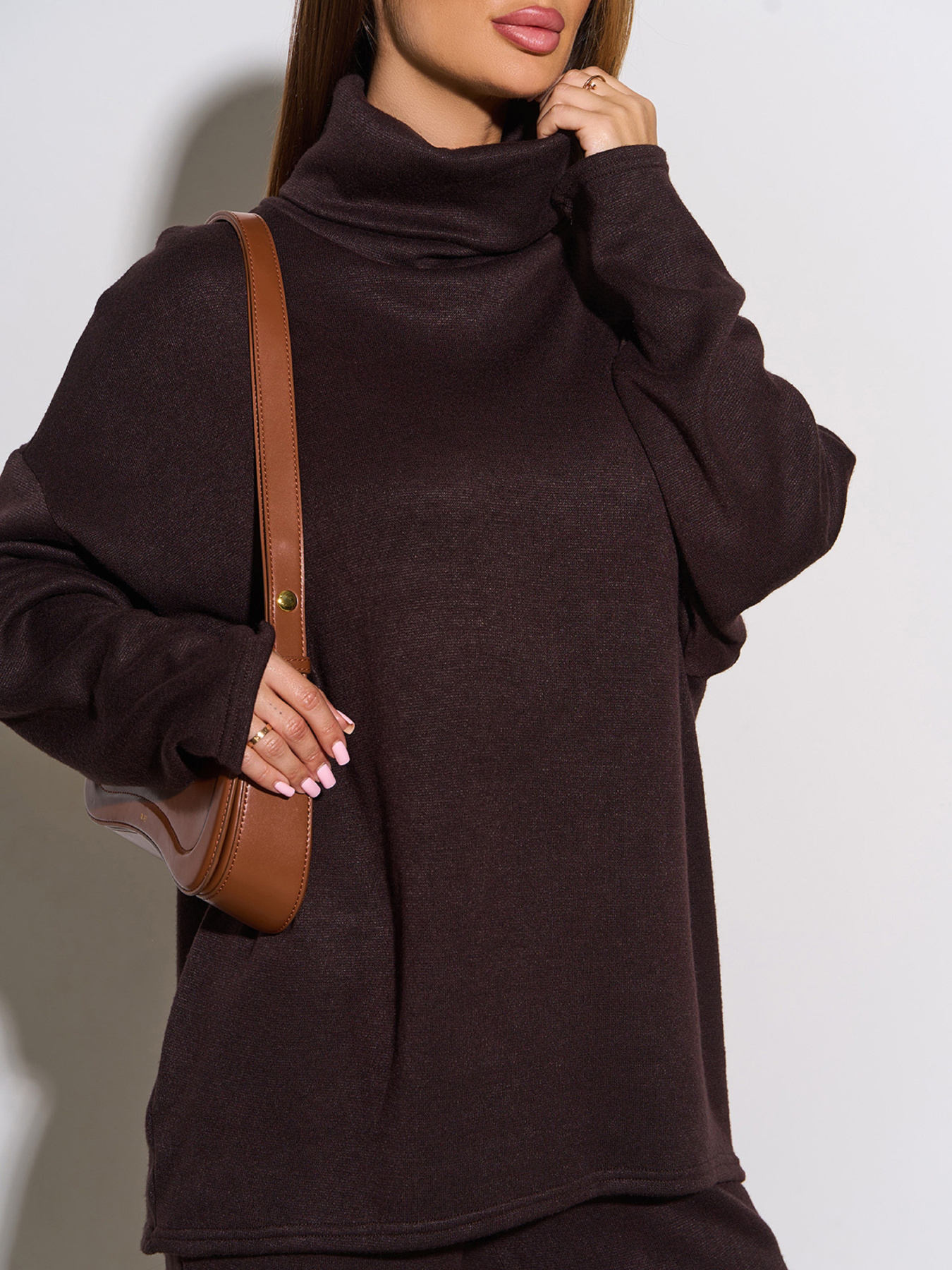 Костюм ISSA Plus модель 14820A_темно_коричневый Фото