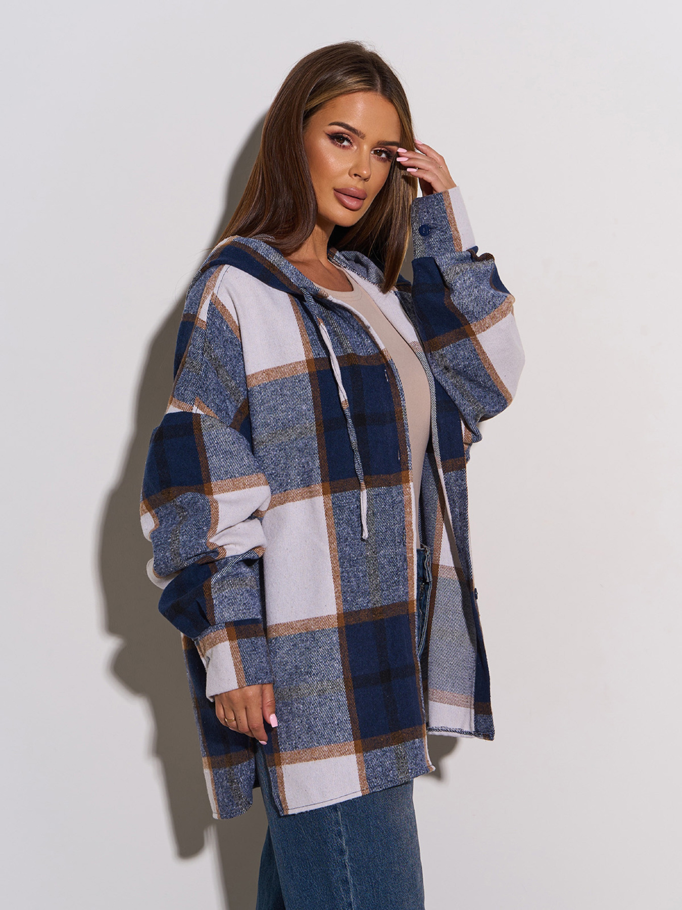 Рубашка повседневная ISSA Plus модель 15289A_синий Фото