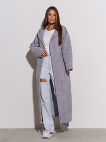 Кардиган ISSA Plus модель 15301_светло_серый Фото