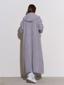 Кардиган ISSA Plus модель 15301_светло_серый Фото