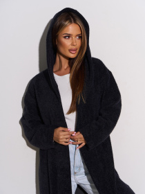 Кардиган ISSA Plus модель 15301_черный Фото