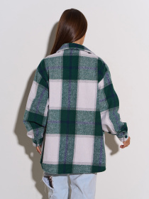 Рубашка ISSA Plus модель 15302_зеленый Фото