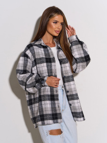 Рубашка ISSA Plus модель 15303_мультиколор Фото