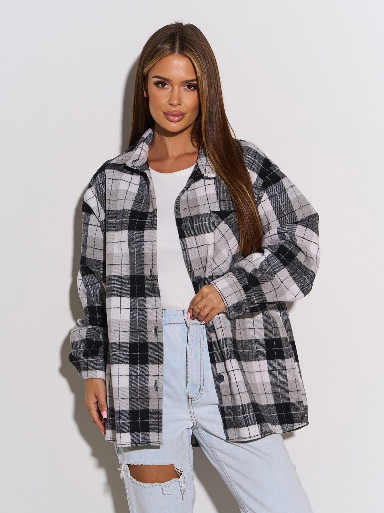 Рубашка повседневная ISSA Plus модель 15303_мультиколор Фото