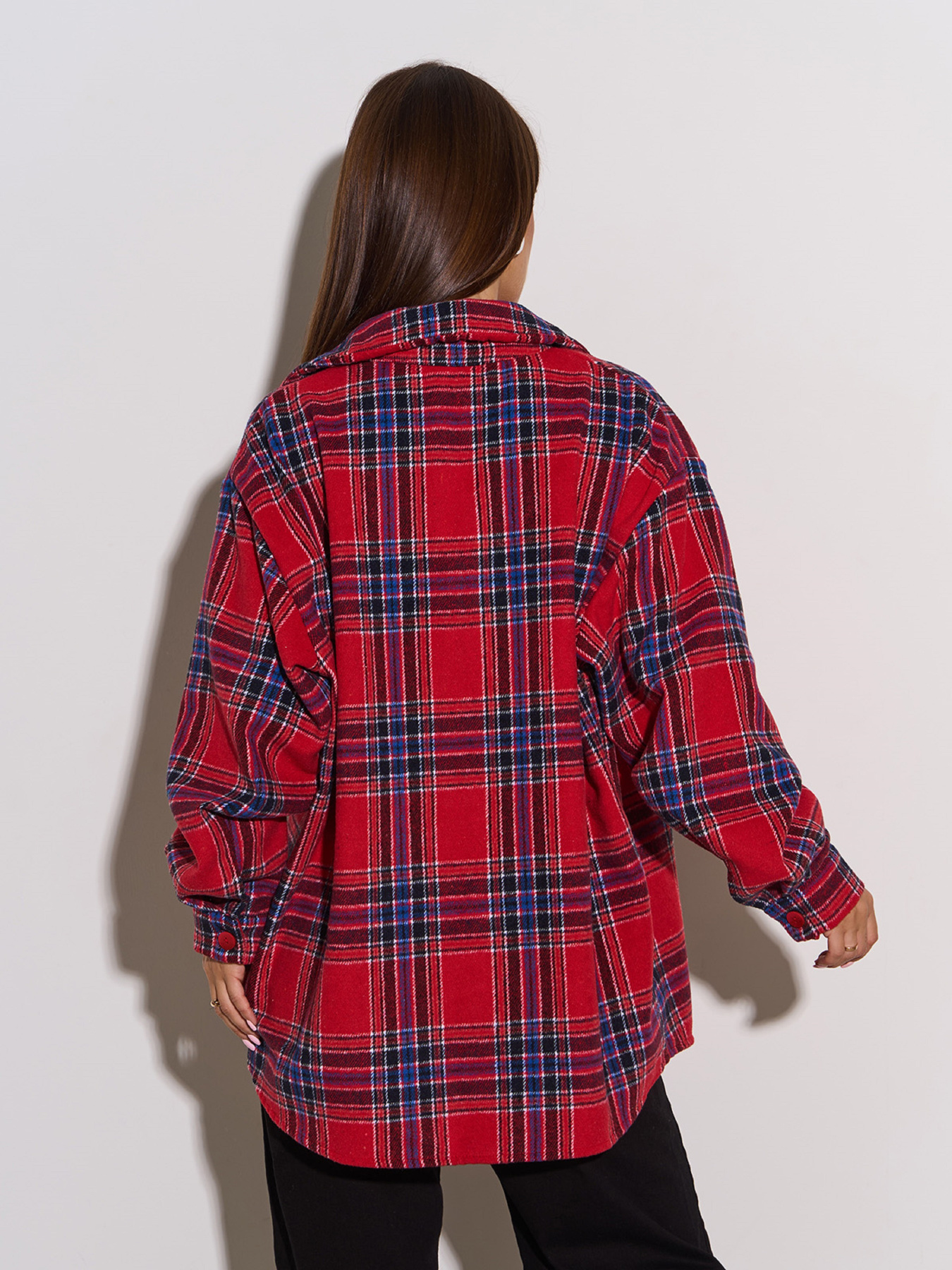 Рубашка ISSA Plus модель 15304_красный Фото