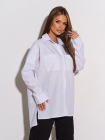 Сорочка повсякденна ISSA Plus модель 15305_белый Фото