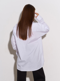 Сорочка повсякденна ISSA Plus модель 15305_белый Фото
