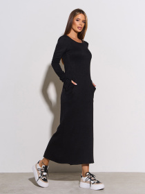 Платье макси ISSA Plus модель 15306_черный Фото