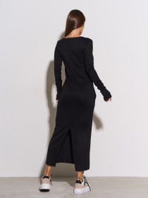 Сукня максі ISSA Plus модель 15306_черный Фото