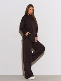 Костюм ISSA Plus модель 15309_темно_коричневый Фото