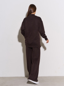 Костюм ISSA Plus модель 15309_темно_коричневый Фото