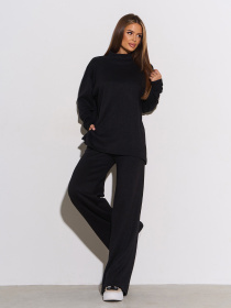 Костюм ISSA Plus модель 15309_черный Фото