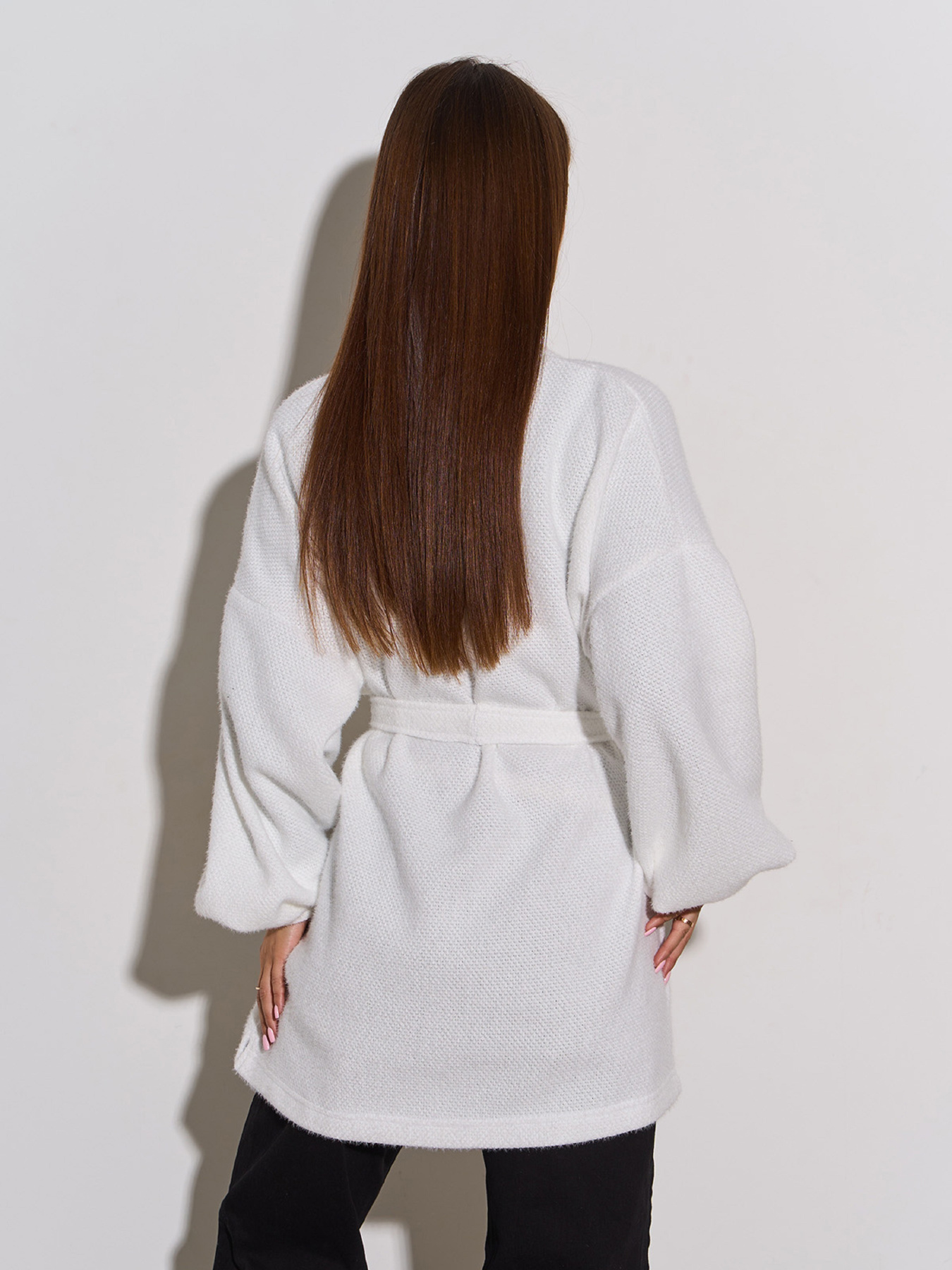 Кардиган ISSA Plus модель SA-662_белый Фото